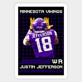 JUSTIN JEFFERSON - WR - MINNESOTA VIKINGS Magnet